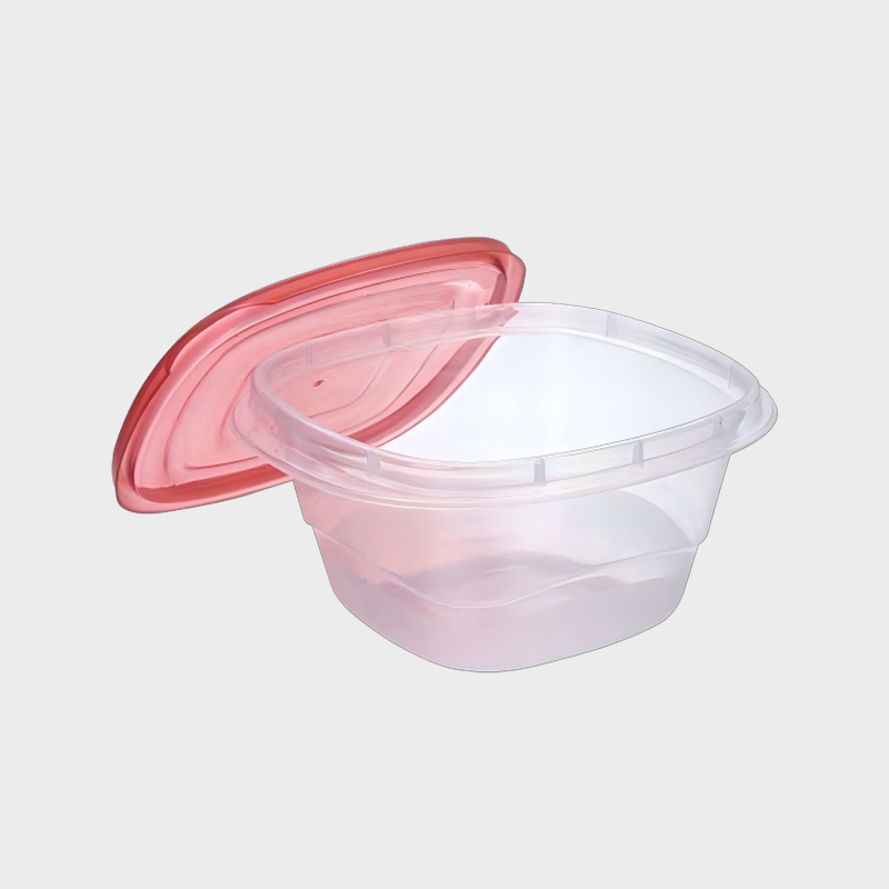 PFB008 1200ml স্কয়ার পিপি খাদ্য ও কৃষি স্টোরেজ কন্টেইনার সেট