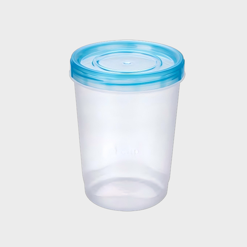 PFB020 946ml (1-quart) উচ্চ-সিলিন্ডার PP ইন্ডাস্ট্রিয়াল ফ্রোজেন ডেজার্ট স্টোরেজ কাপ